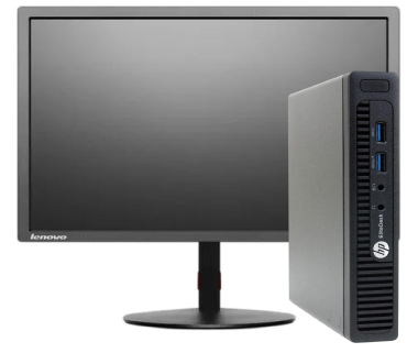 PC Micro AMD PRO A8 8GB RAM con Monitor LCD 19" WD